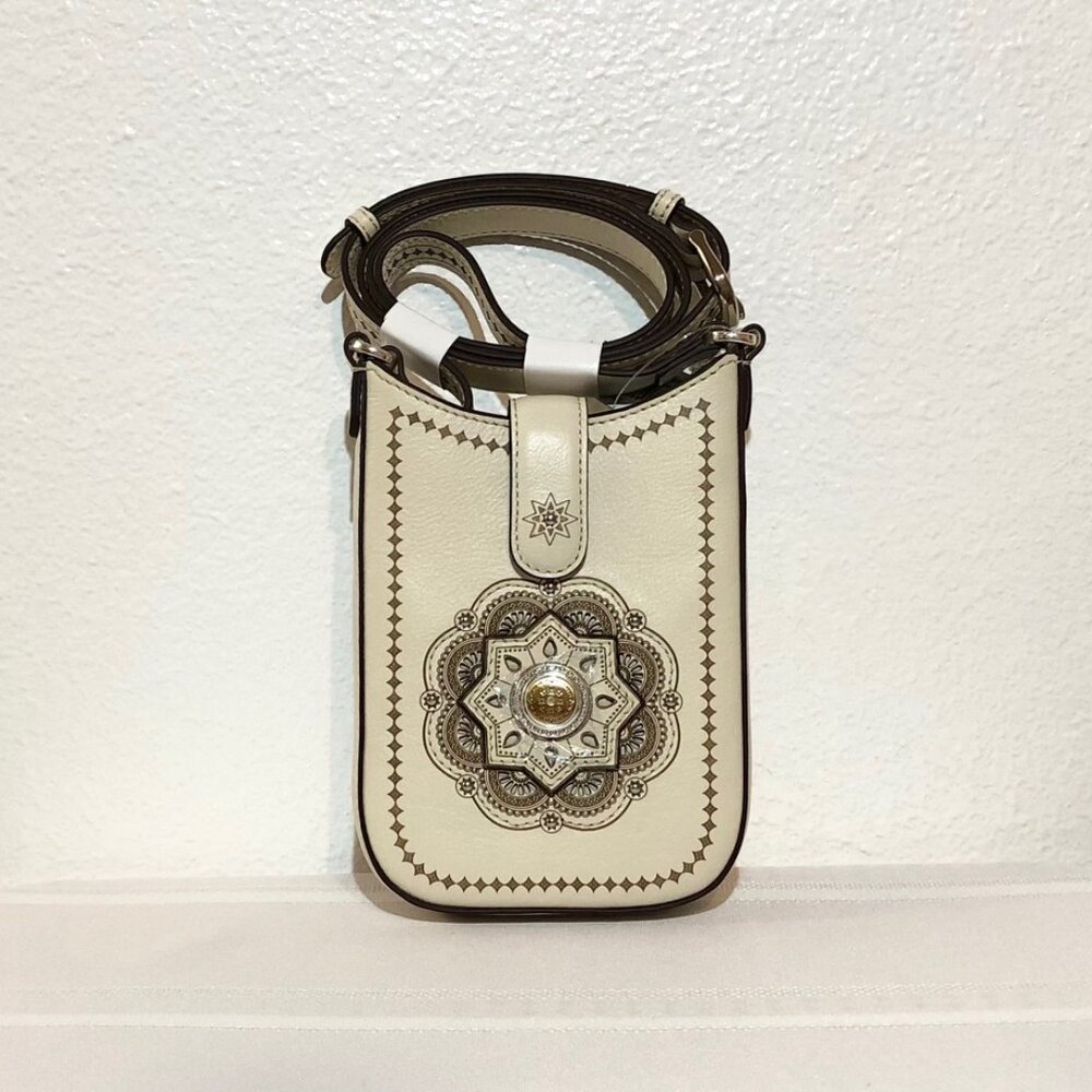 Brighton Mosaic Leather Phone Organizer